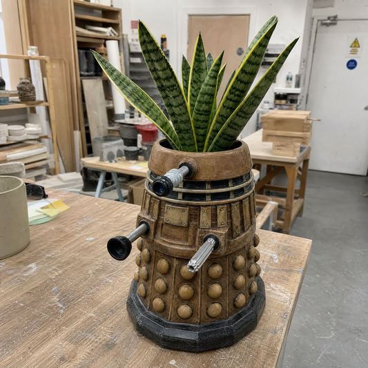 Dalek-Inspired Planter