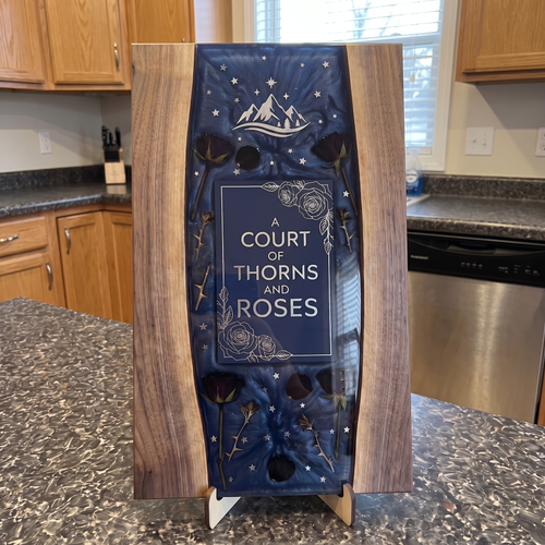 ACOTAR Resin Chopping Board - Handmade