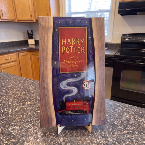 Harry Potter Resin Chopping Board - Handmade